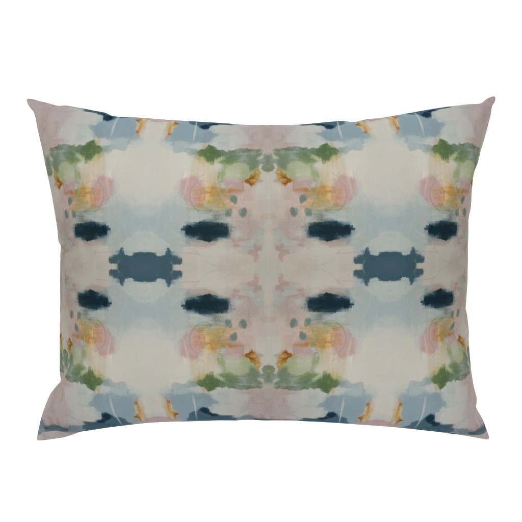 Emma abstract watercolor pillow by Betsey Johns