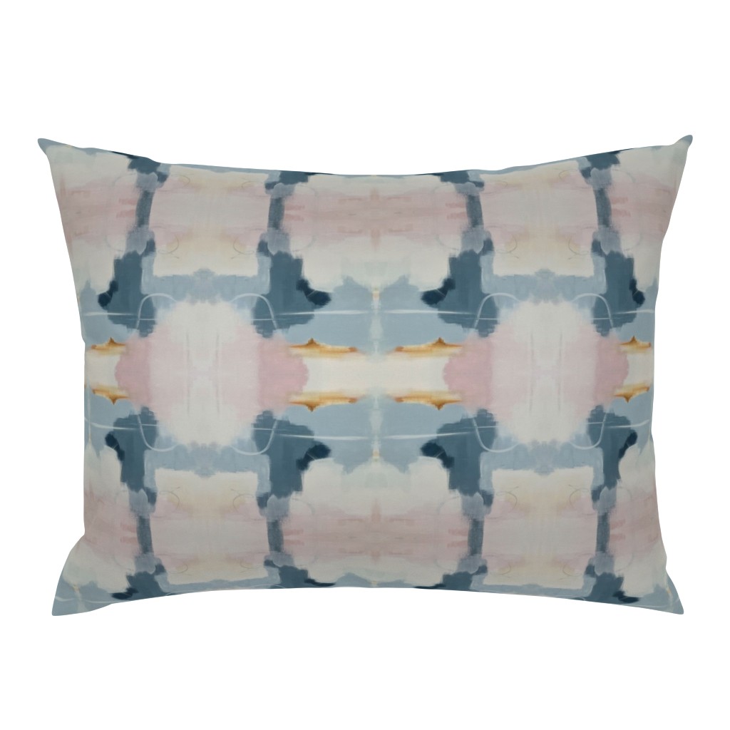 Emma abstract watercolor pillow by Betsey Johns