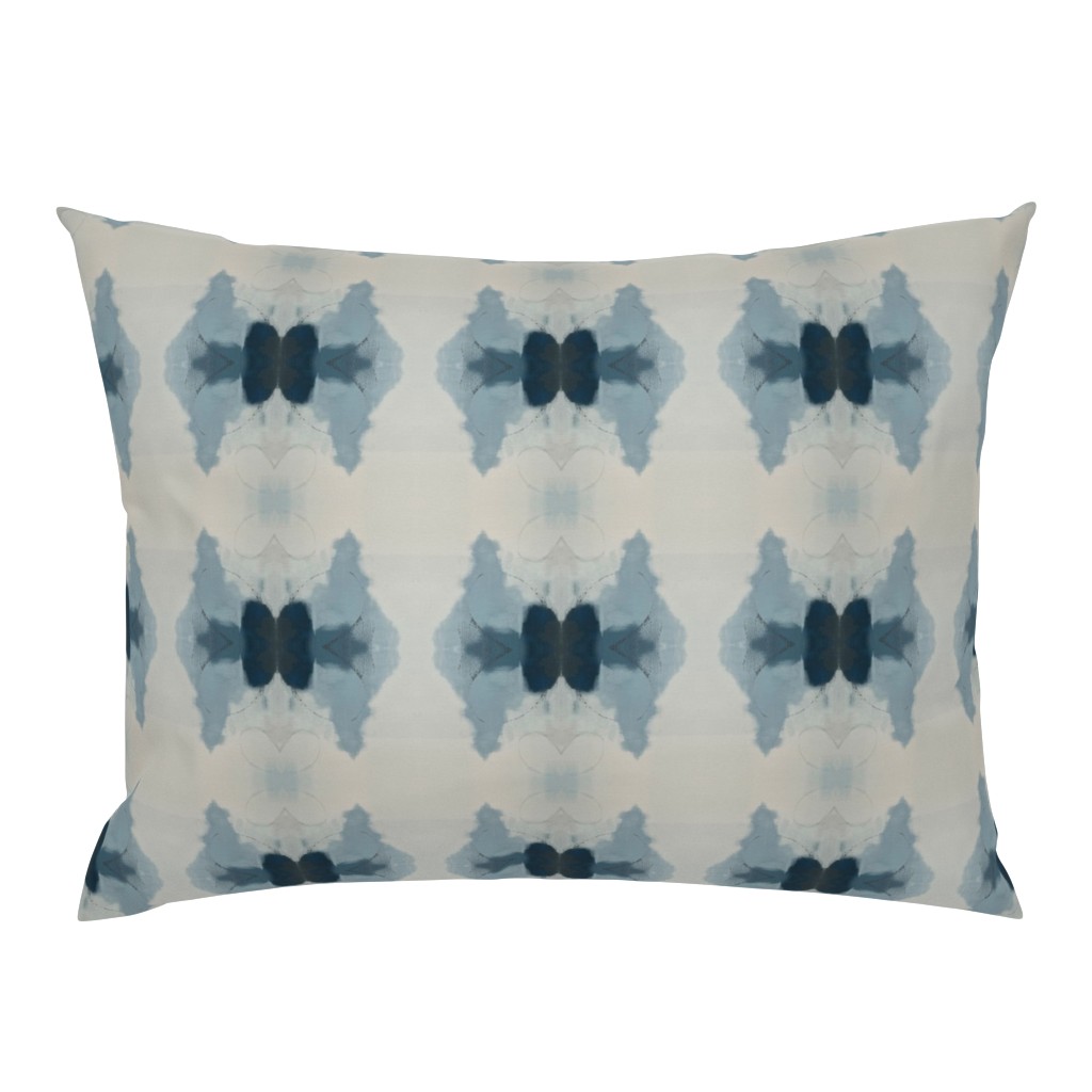 Emma abstract watercolor pillow by Betsey Johns