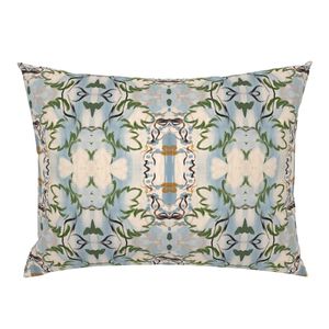 Sally abstract watercolor pillow by Betsey Johns