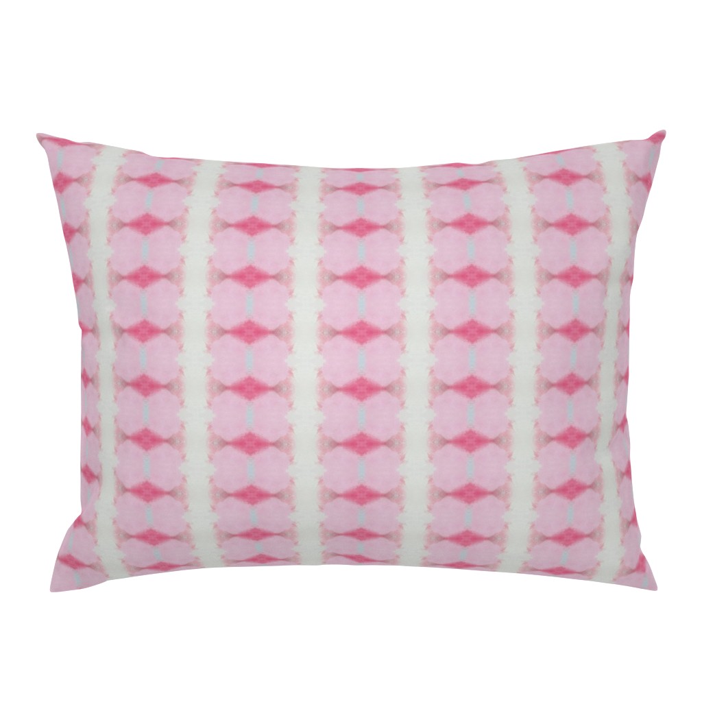 Olivia Pink White Abstract Watercolor 17 pillow by Betsey Johns