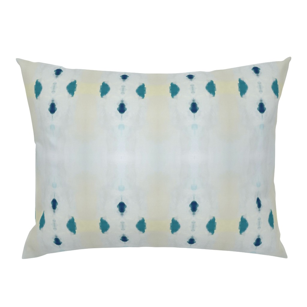 Olivia Sage Green Abstract Watercolor 19 pillow by Betsey Johns