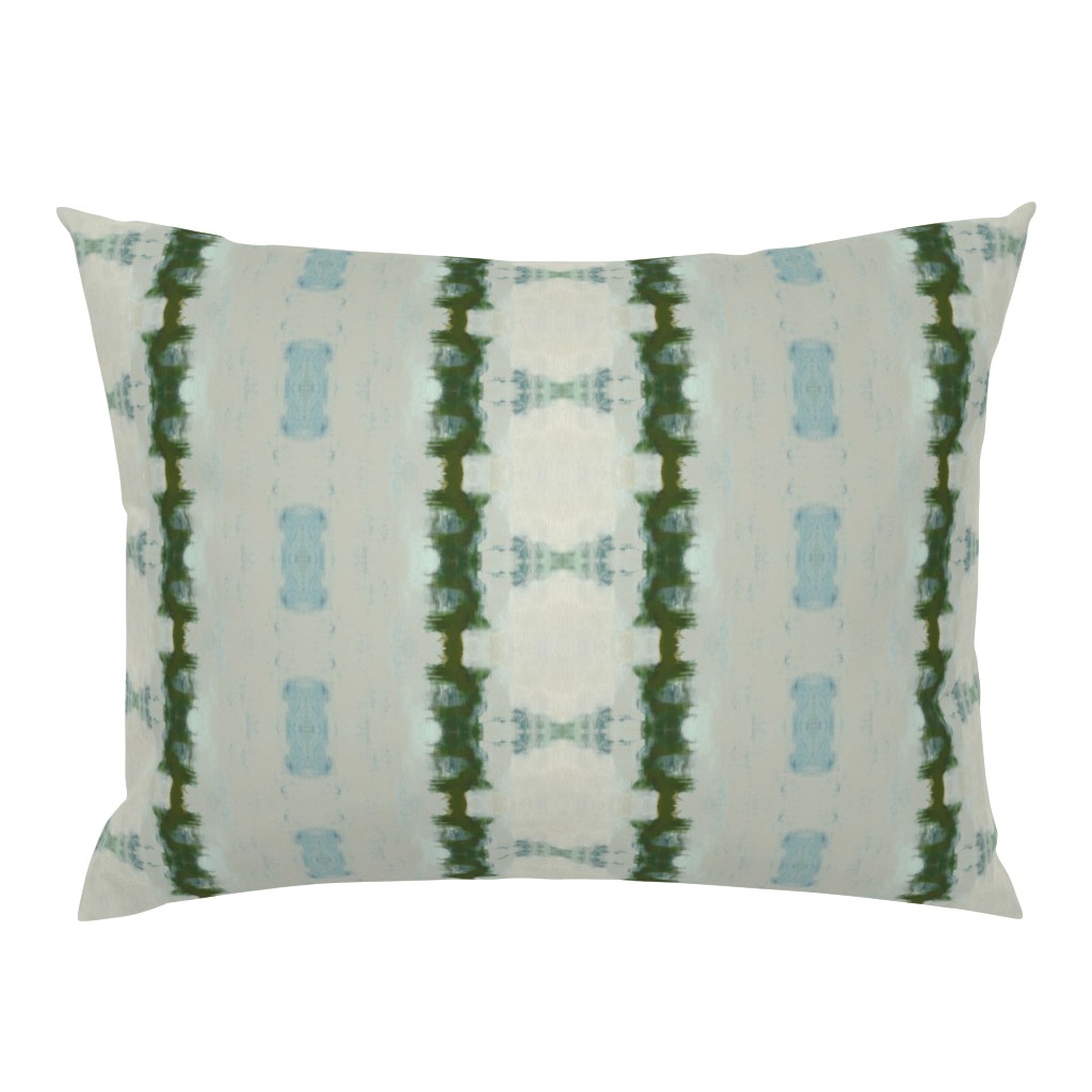 Taylor Ivory Neutral Dot Striped Coastal Abstract pillow by Betsey Johns